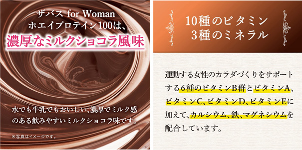 明治 ザバス(SAVAS) for Woman ホエイプロテイン100 ミルクショコラ風味